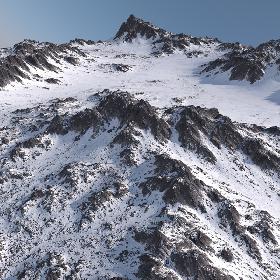 Snowy Terrain MTH041a model